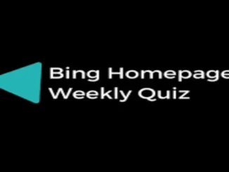 Bing Weekly Quiz