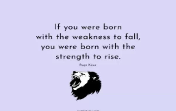 Quote about strength in hard times