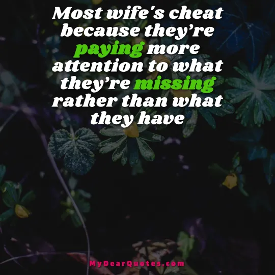 unfaithful wife quotes
