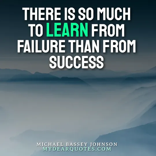 learn from failure quote