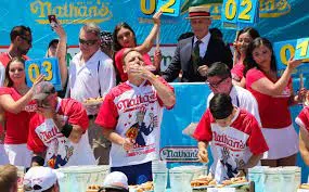 Hot dog eating contest
