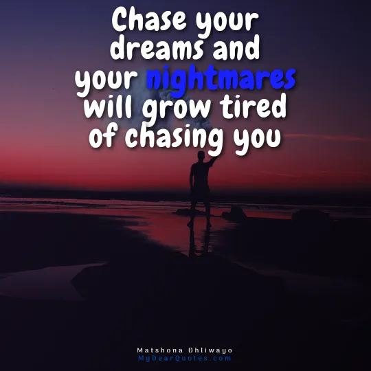 chase your dreams quote
