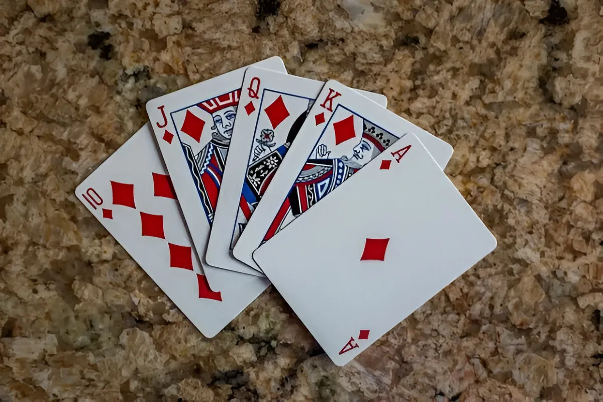 Casino cards set