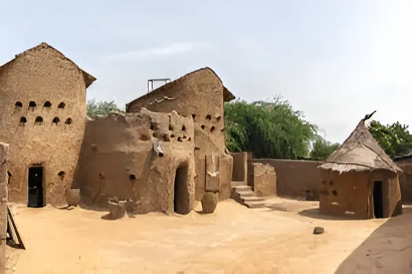 Sand houses in Chad