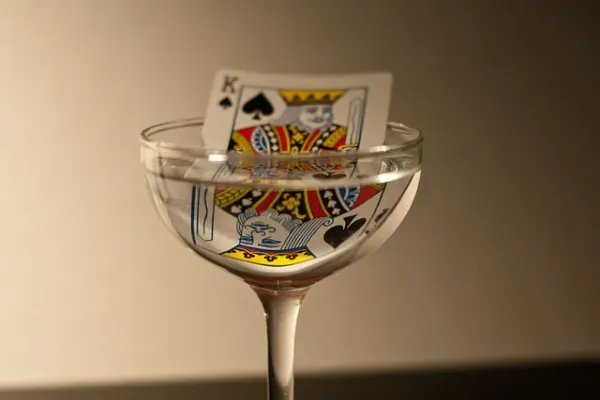 facts about casinos (card in a glass)