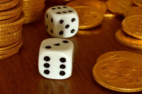 dice and coins 