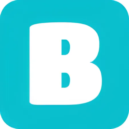 Blooket logo with white letter B on blue background