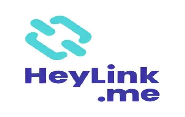 What Is HeyLink.me and Is It Safe? Logo Overview HeyLink.me logo with blue letters on a dark background, featured in the article 'What Is HeyLink.me and Is It Safe?