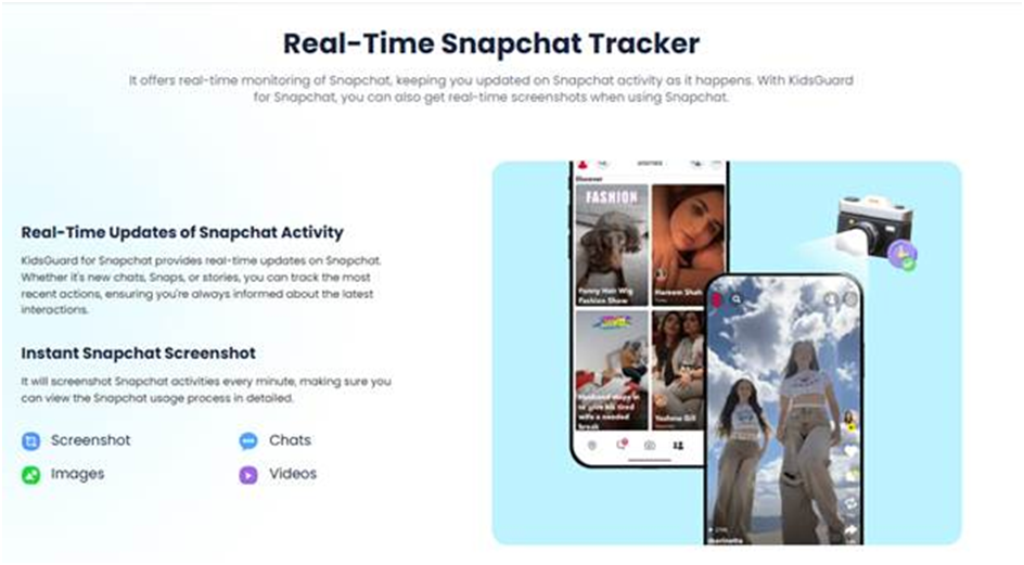 Real-time snapchat tracker