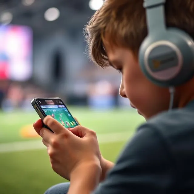 A vibrant online gaming platform interface displayed on a smartphone, showcasing various game options and a user-friendly design.