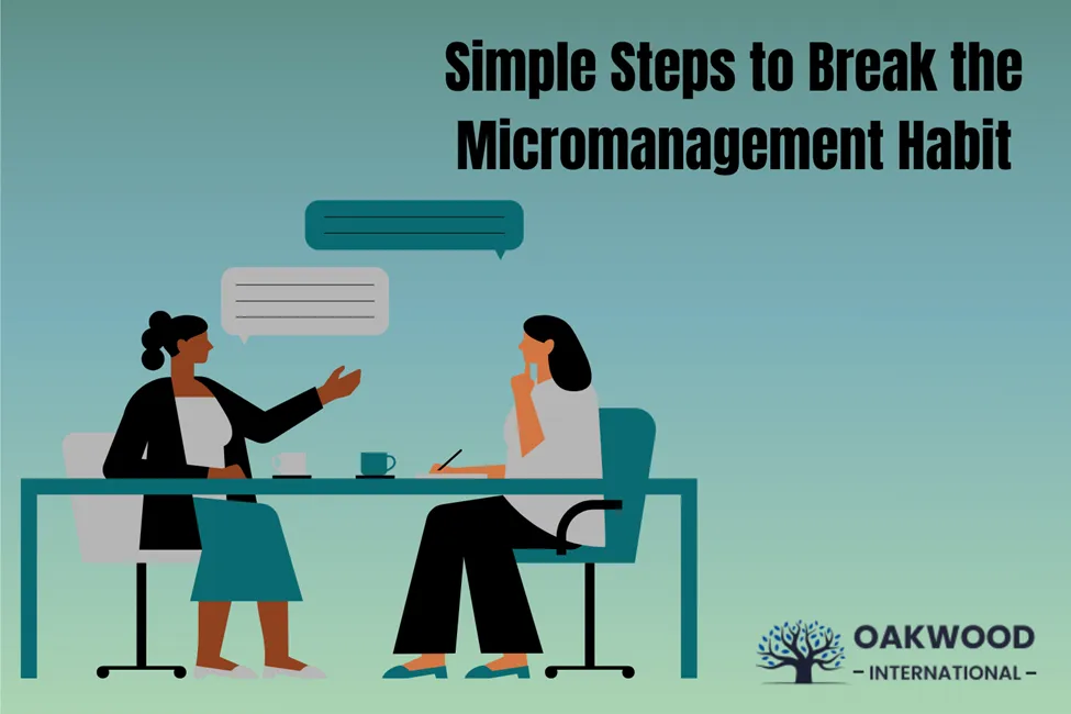 Two colleagues engage in a constructive discussion at a desk, with one gesturing as she speaks and the other listening actively and taking notes, symbolizing effective communication and trust in a work environment.