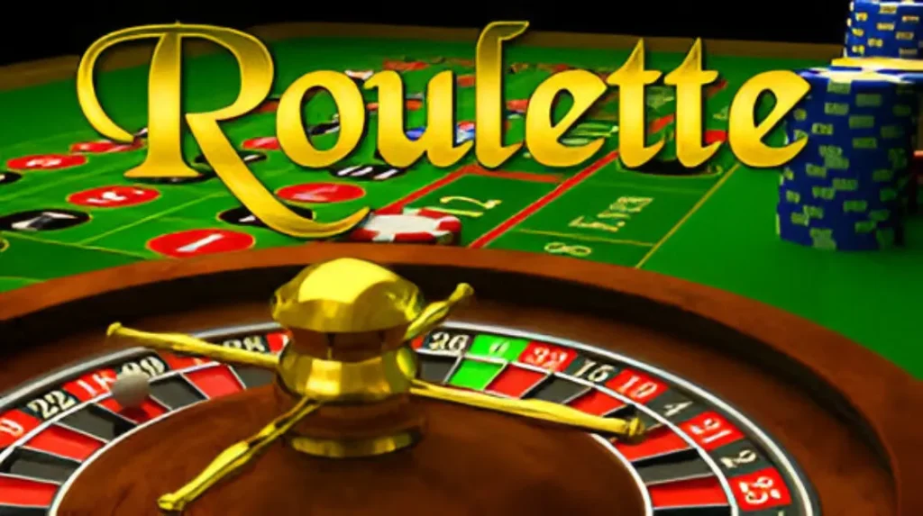A graphic combining a classic roulette wheel and table with the word "Roulette" in a stylized gold font, representing the game's blend of tradition and a modern, tech-focused approach.