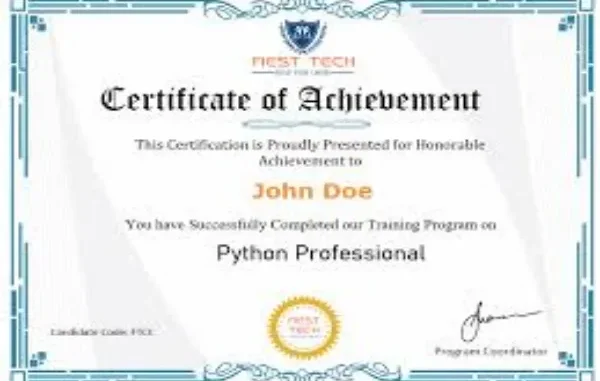 Python Certificate