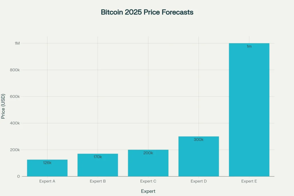 Bitcoin 2025 price forecasts