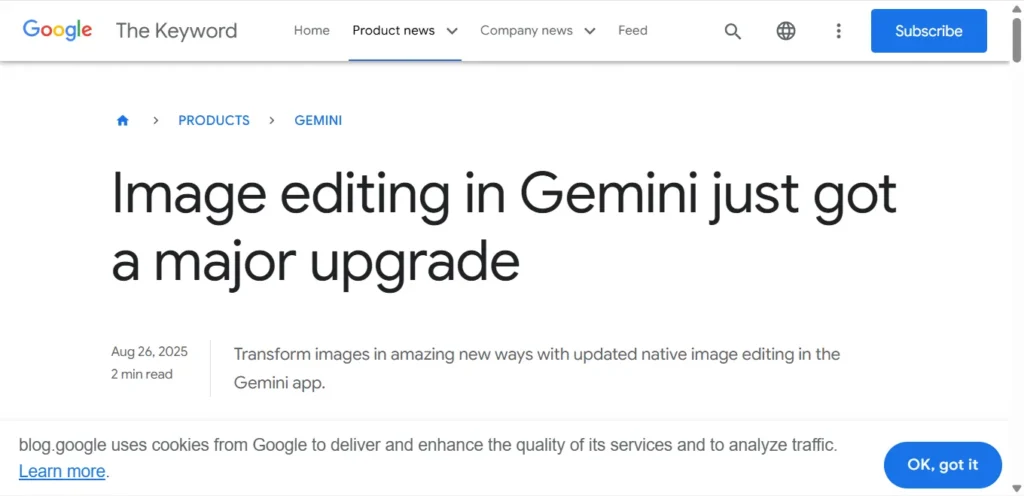 image editing in gemini