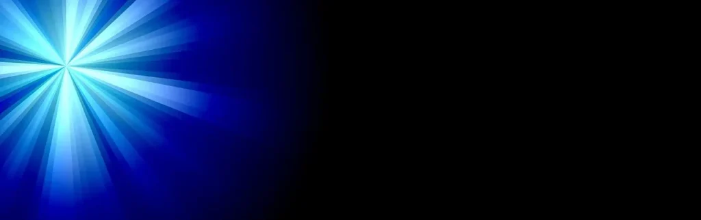 blue light banner