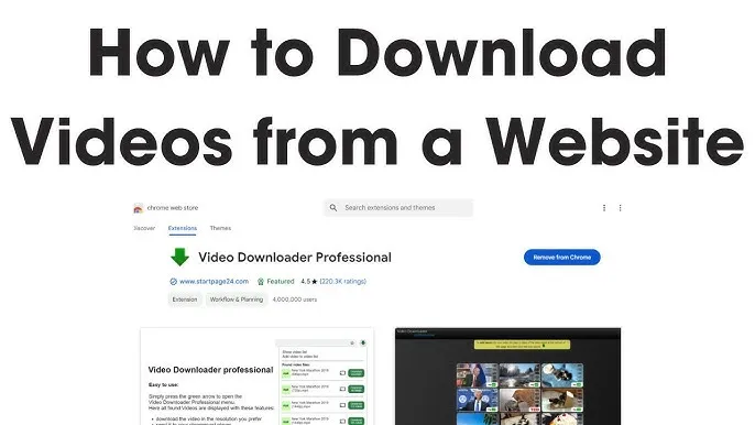 Download Videos from a Website