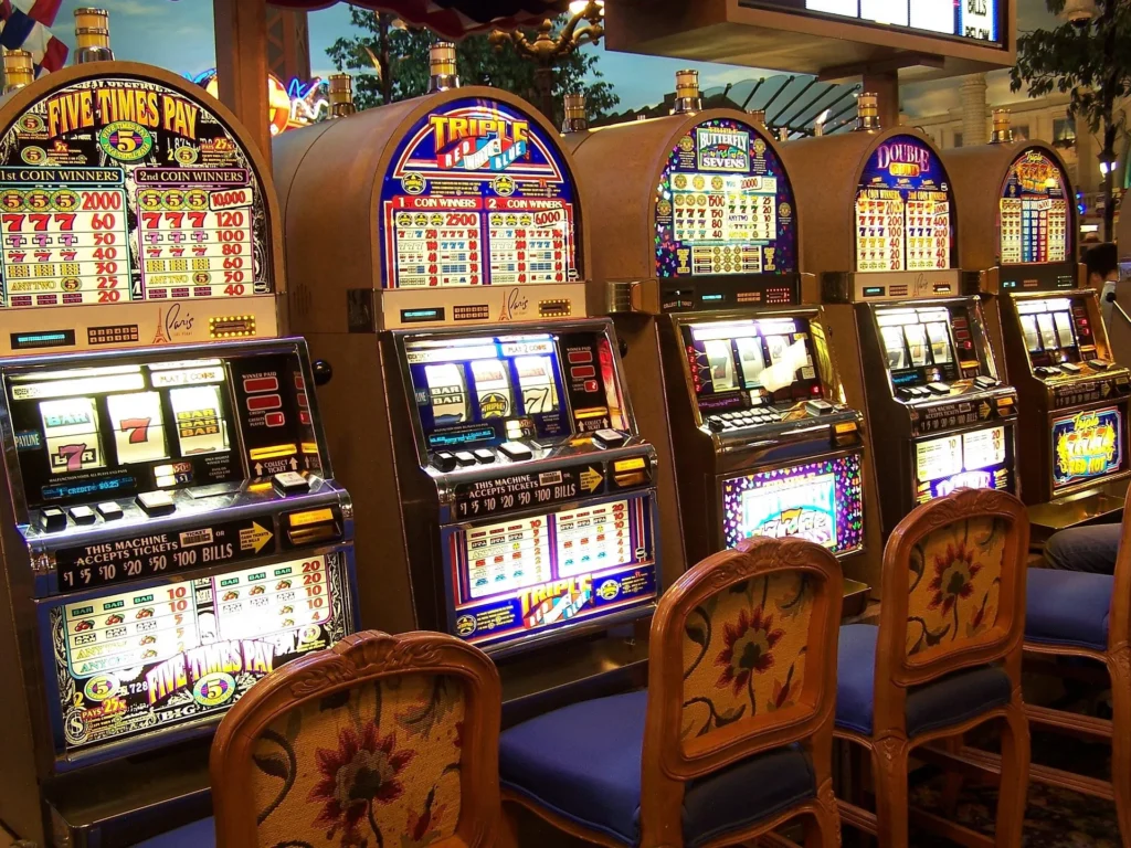 Modern Slot Machine Tournament Floor