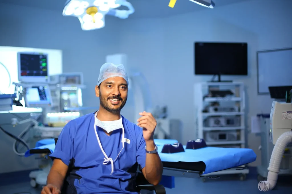 Expert Surgeon in Modern Medical Facility
