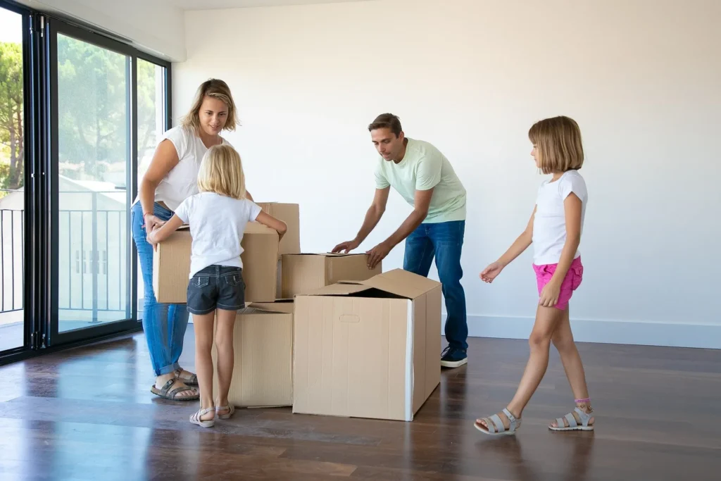 Family Coordinating Household Move