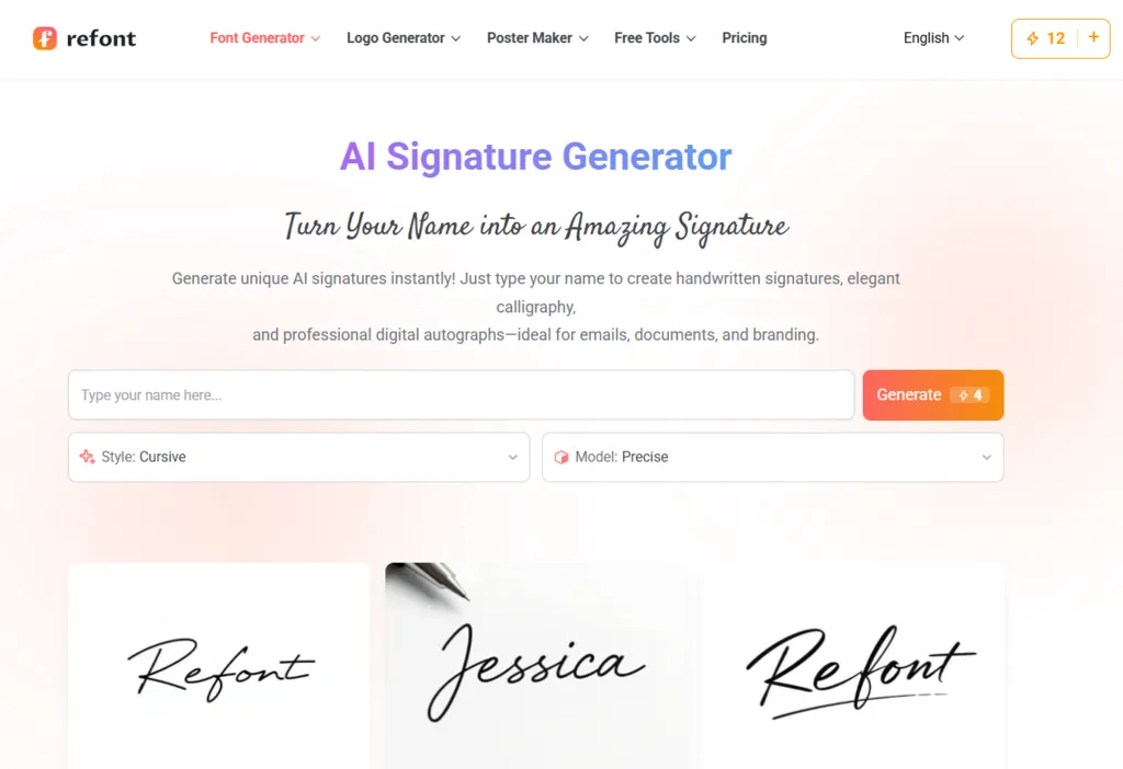 AI Signature Generator for Digital Watermarking