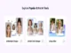 A showcase of three AI-powered transformation tools: "AI Hairstyle Changer" featuring various bun and braid styles, "AI Hair Color Changer" showing a woman with red, brown, and silver hair, and "AI Age Filter" demonstrating an aging progression on a male portrait.