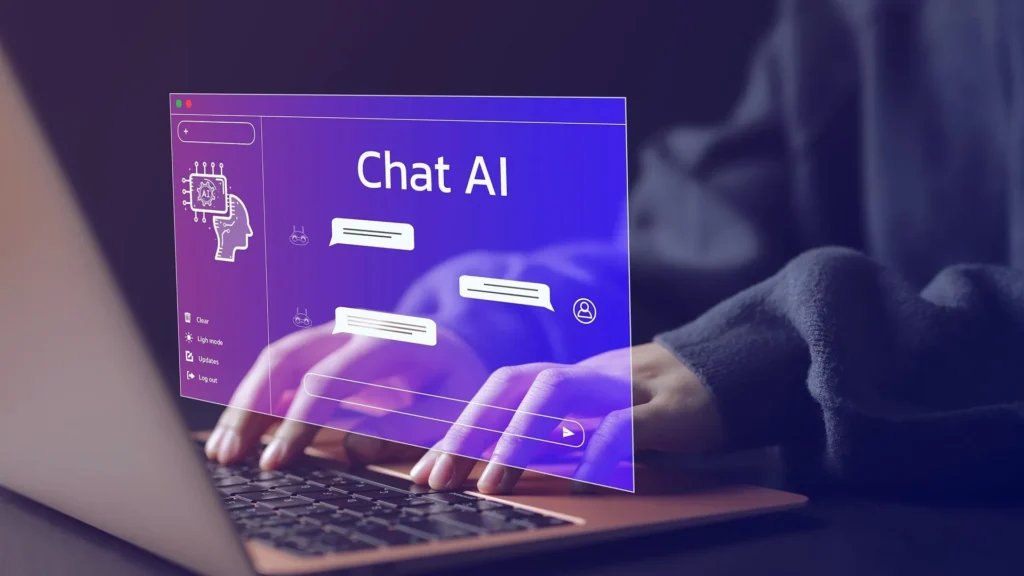 Laptop with ai chat interface