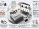 A comprehensive infographic illustrating an eight-step buying guide for an Essentials hoodie, featuring a central grey hoodie and laptop surrounded by icons and text for Style, Size & Fit, Fabric Quality, Product Photos, Customer Reviews, Seller Authenticity, Prices & Returns, and a Final Decision.