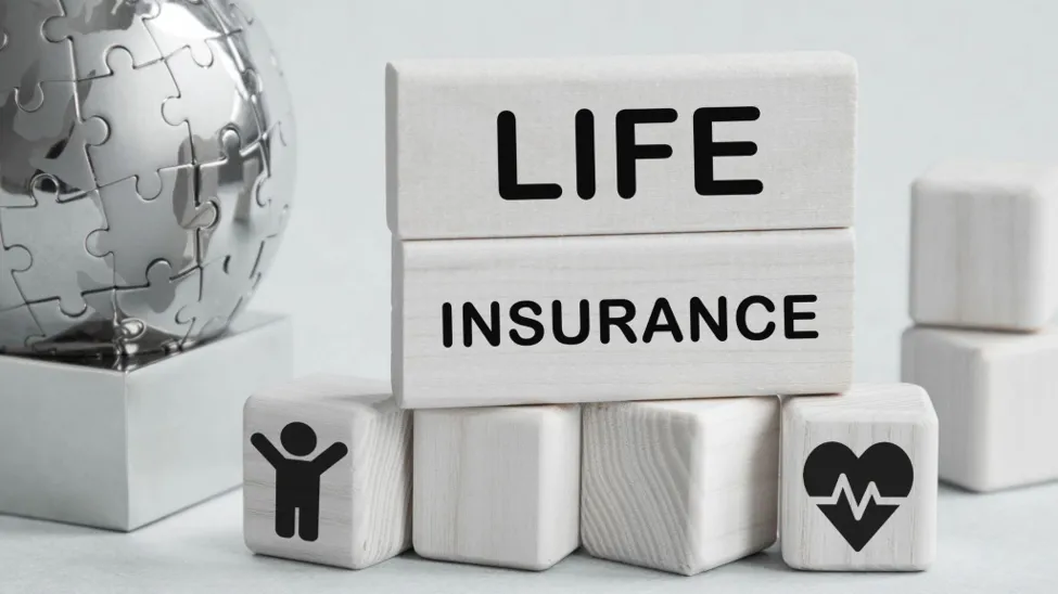 Explore the benefits of life insurance for parents and protect your loved ones' future with information from our article. Image shows related concepts on wooden blocks.